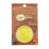 11/0 Cylin Beads #1095 Limeade Yellow Neon 25g Bag