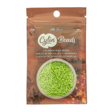 11/0 Cylin Beads #1103 Opaque Green Neon 25g Bag