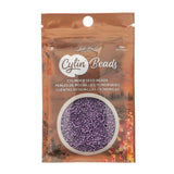 11/0 Cylin Beads #1112 Opaque Dark Mauve 25g Bag
