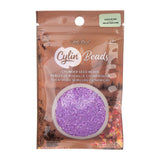 11/0 Cylin Beads #1121 Glow In Dark AB Purple 25g Bag