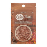 11/0 Cylin Beads #1197 Burnished Copper Lined 25g Bag