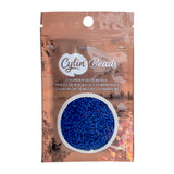 11/0 Cylin Beads #1207 Transparent Cobalt Blue 25g Bag