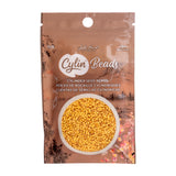 11/0 Cylin Beads #1224 Matte Honeyglass 25g Bag