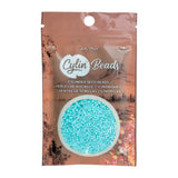 11/0 Cylin Beads #1227 Matte Macaron Green Turquoise 25g Bag