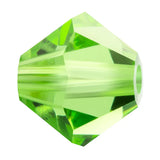6mm Peridot Preciosa Bicone Chacun