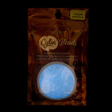 11/0 Cylin Beads #1116 Glow In Dark AB White / Sky Blue 25g Bag