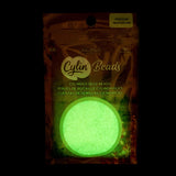 11/0 Cylin Beads #1124 Glow In Dark AB Light Green 25g Bag