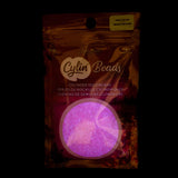 11/0 Cylin Beads #1139 Glow In Dark Rose 25g Bag