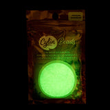 11/0 Cylin Beads #1144 Glow In Dark Light Green 25g Bag