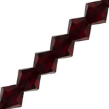 Preciosa Bicone 6mm Siam 5" Strand