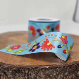 Printed Ribbon 2" Sunny Pop - Per Yard