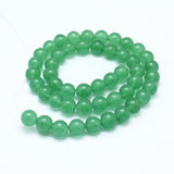 Malaysia Jade Beads 4mm Round (Natural/Dyed) 15-16" Strand