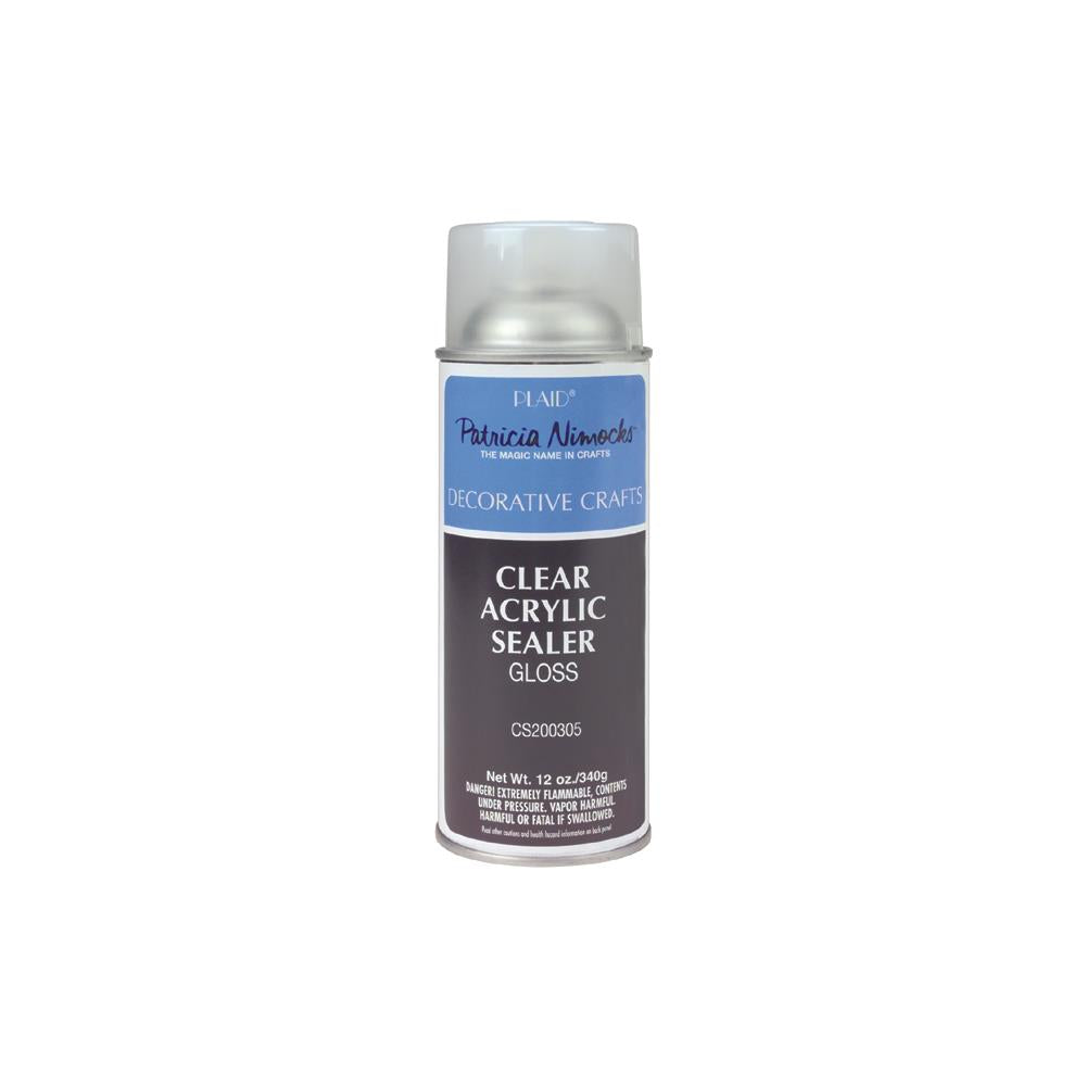 Plaid Patricia Nimock' S Clear Acrylic Spray Sealer, Gloss, 6 oz.