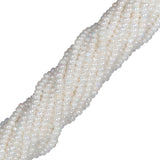 11/0 Tchèque Charlottes #46102 Opaque Lustre Blanc 12str/Hank