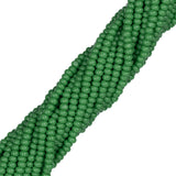 11/0 Tchèque Charlottes #53250 Vert Opaque 12str/Hank