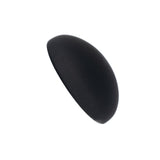 Cabochons en résine noire mate 18 mm 10/pqt