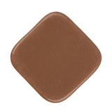 Resin Cabochons, Square 17mm Matte Brown 10/pk