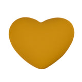 Resin Cabochons, Heart 22mm Matte Dijon Yellow 10/pk
