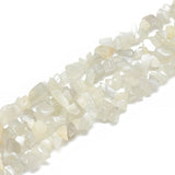 Pierre de lune (naturelle) Perles Chips 34" Strand