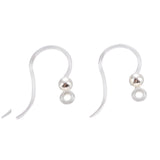 Clear / Silver Hypoallergenic Fish Hook Earrings 100/pk