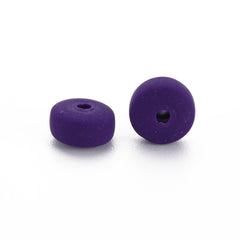 3x6mm Polymer Clay Beads, Indigo 15-16" Strand