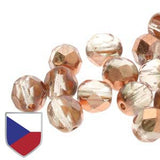 Fire Polished 4mm Sunset 40/Strand