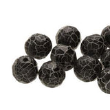 Fire Polished 6mm Ionic Jet White 25/Strand