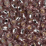 6/0 perles de rocaille Toho #26 améthyste légère doublée d'argent fiole de 8-9g