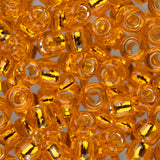 6/0 perles de rocaille Toho # 30B jacinthe doublée d'argent flacon de 8 à 9 g