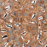 6/0 perles de rocaille Toho # 31 Rosaline doublée d'argent flacon de 8 à 9 g