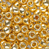 Perles de rocaille Toho 6/0 #PF557 PermaFinish Galvanized Starlight Flacon de 8 à 9 g