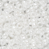 8/0 Perles de Rocailles Toho #121 Flacon Blanc Lustré Opaque 8-9g