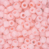 Perles de rocaille Toho 8/0 # 145F Ceylan Frosted Innocent Pink Flacon de 8 à 9 g