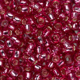 Perles de rocaille Toho 8/0 #2218 Silver Lined Mauve 8-9g Flacon