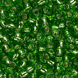 Perles de rocaille Toho 8/0 # 27 péridot doublé d'argent flacon de 8 à 9 g