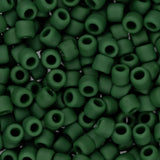 8/0 Perles de Rocailles Toho #47HF Opaque Vert Pin Givré Flacon de 8-9g