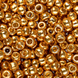 Perles de rocaille Toho 8/0 #PF591 Perma Finish Galvanized Old Gold Flacon de 8 à 9 g