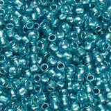Perles de rocaille Toho 11/0 # 377 saphir clair doublé bleu sarcelle métallique flacon de 8 à 9 g