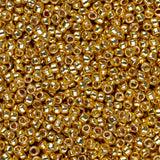 Perles de rocaille Toho 15/0 #PF557 PermaFinish Galvanized Starlight Flacon de 8 à 9 g