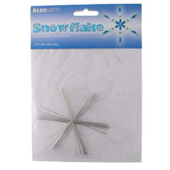 Wire Snowflake Ornament Form 3 3/4" 8/pk