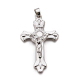 Crucifix Metal Pendant 50x31mm 1/pk
