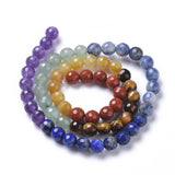 Chakra Mixed Beads 6mm Faceted (Natural) 15-16" Strand