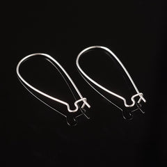 Silver Kidney Hook Earrings 100/pk