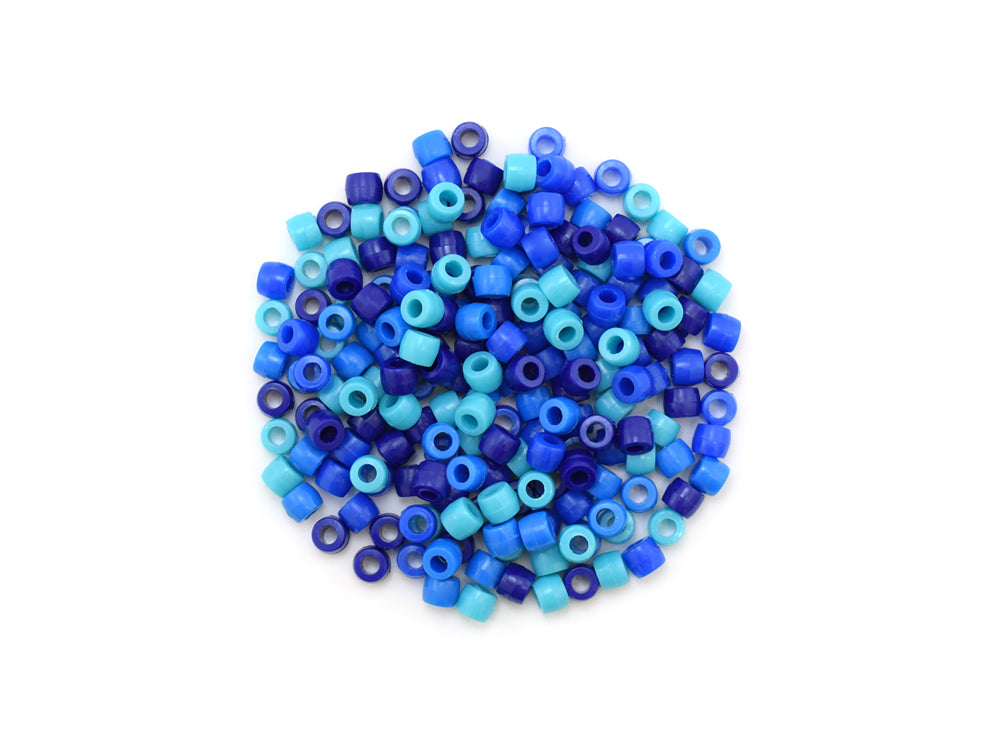 Pony Beads 200/pk The Blues iBead Inc.