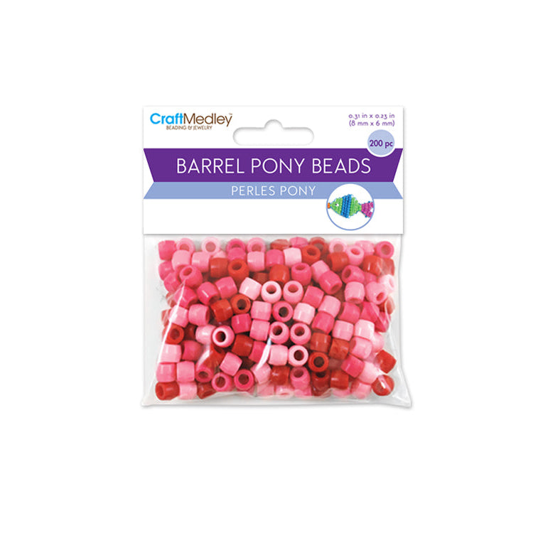 Pony Beads 200/pk - Princess