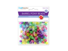 Pony Beads 175/pk - Sparkle Multi Mix