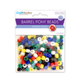 Pony Beads 175/pk - Opaque Multi Mix