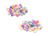 Acrylic Round & Oval Beads 50g Multi Colour