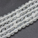 Selenite Beads 4mm Round (Natural) 15-16" Strand
