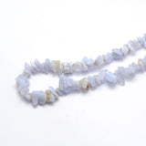 Blue Lace Agate Chips 5-8mm (Natural) 31.5" Strand